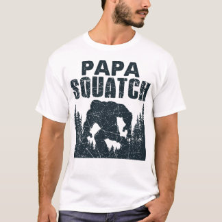 Papa Squatch Bigfoot Dad Father's Day Bigfoot Love T-Shirt