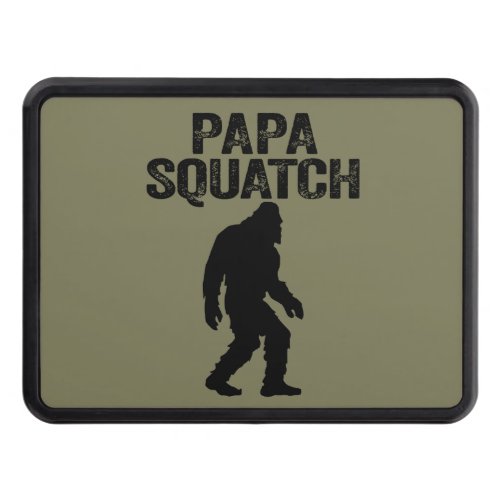 Papa Squatch Funny Bigfoot _ Fathers Day Gift Hitch Cover