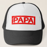 Papa Stamp Trucker Hat