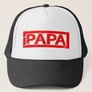 Papa Stamp Trucker Hat