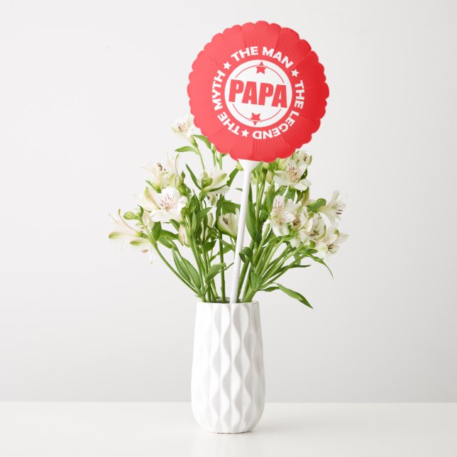 Papa. The Man. The Myth. The Legend. Balloon (Vase)