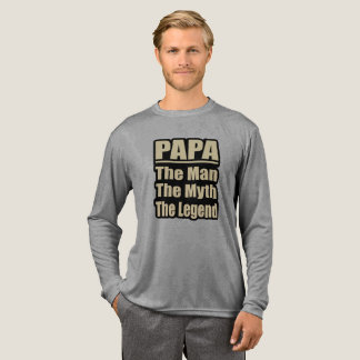 Papa the man the Myth The legend Father day Tri-Blend Shirt