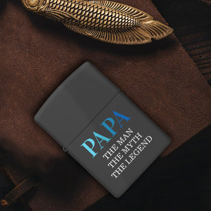 Papa The Man The Myth The Legend Zippo Lighter