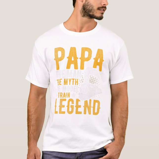 Papa the Man the Myth the T-Shirt (Front)