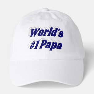 Papa with dark blue text T-Shirt Hat