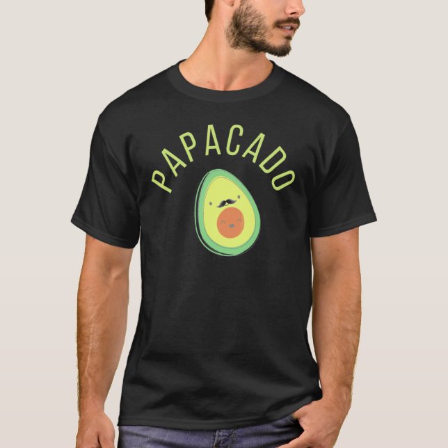 Papacado An Avocado Father With Child T-Shirt (Front)