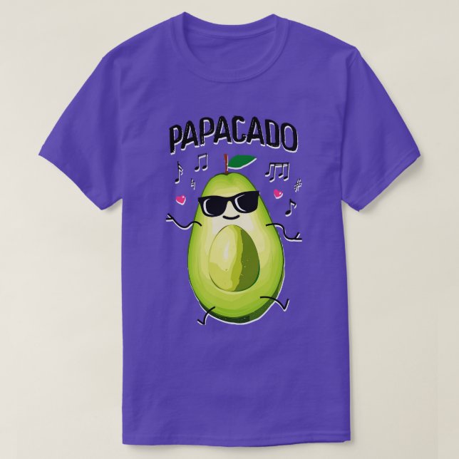 Papacado Avocado Dad Partnerlook T-Shirt (Design Front)
