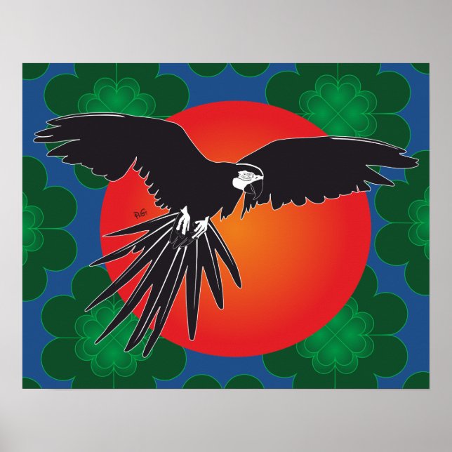 Papagei Ara Poster (Front)