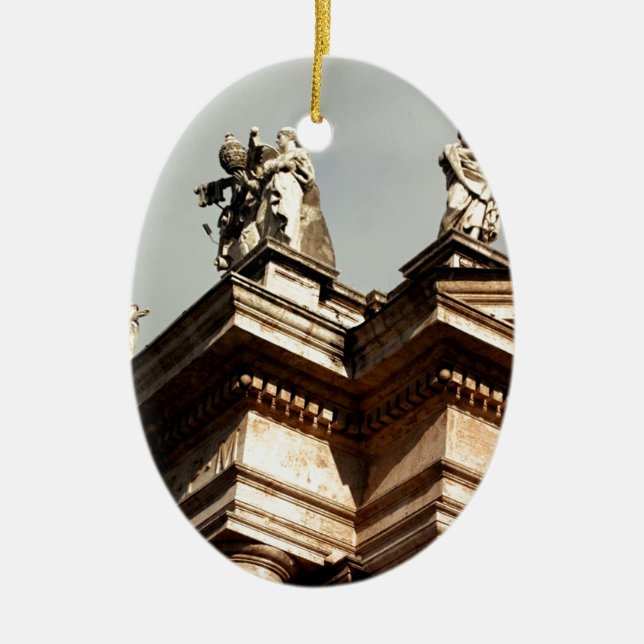 Papal Archbasilica of St. John Lateran Ceramic Ornament (Front)