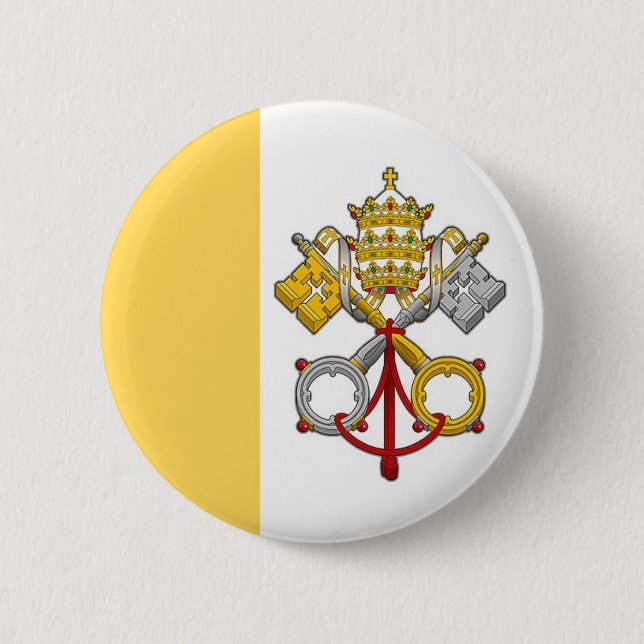 Papal Flag Button (Front)