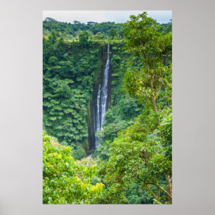 Papapaitai Waterfall In Jungle Poster