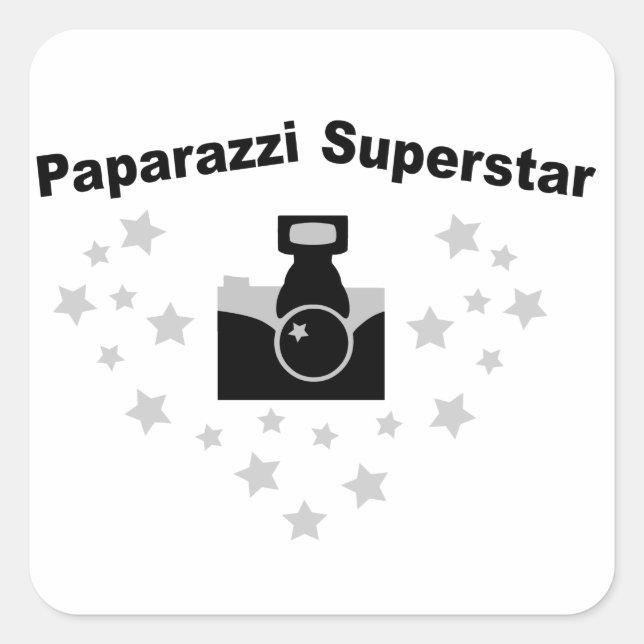 Paparazzi Camera Square Sticker (Front)