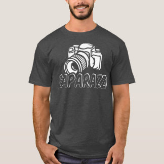 Paparazzi Funny Dad Photographer Retro Camera T-Shirt