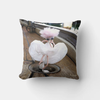 Paparazzi on the loose at Fubby's. Throw Pillow