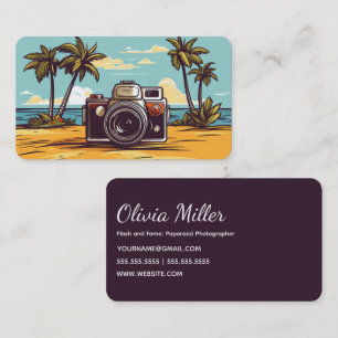 Paparazzi Photographer Business Card