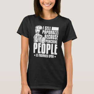 Paparazzi Photos Photographer Camera Photography T-Shirt