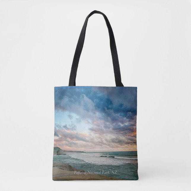 Paparoa National Park labeled Tote Bag (Front)