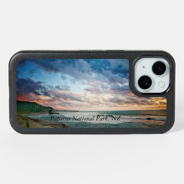 Paparoa National Park scenic landscape iPhone 15 Case (Back Horizontal)