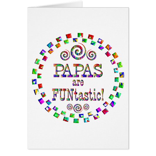 Papas are FUNtastic Cards (Front)
