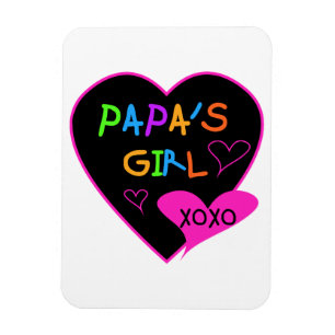 Papa's Girl Tees, Hats, Mugs, Buttons, clothing Magnet