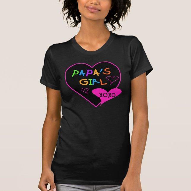 Papa's Girl Tees, Hats, Mugs, Buttons, clothing T-Shirt (Front)