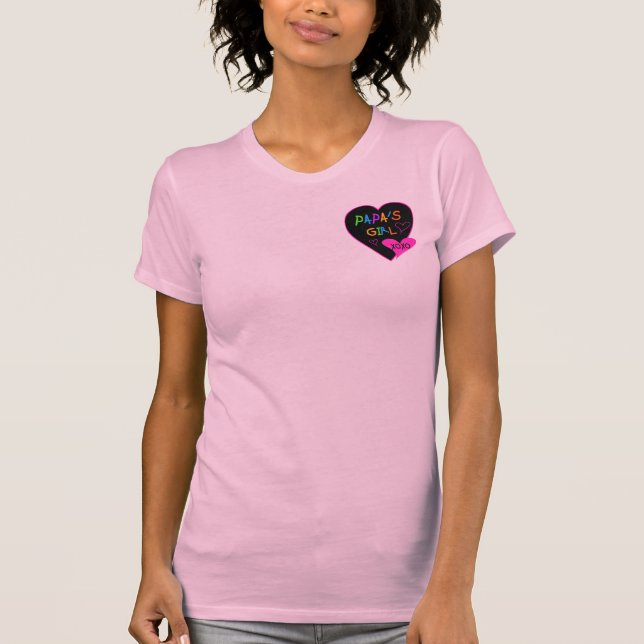 Papa's Girl Tees, Hats, Mugs, Buttons, clothing T-Shirt (Front)