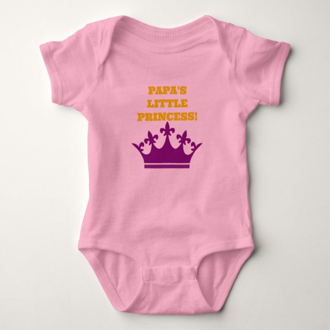 Papa's Lil Princess Baby Bodysuit (Front)