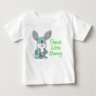 Papa's Little Bunny Baby T-Shirt