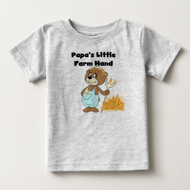 Papa's Little Farm Hand Tshirts and Gifts (Front)