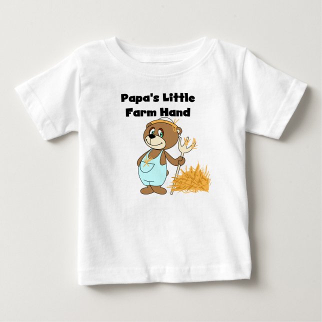 Papa's Little Farm Hand Tshirts and Gifts (Front)