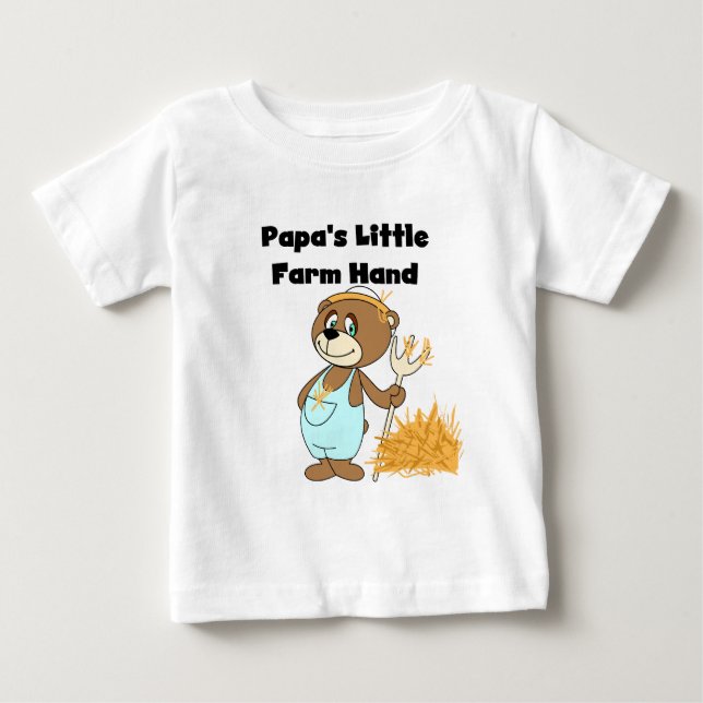 Papa's Little Farm Hand Tshirts and Gifts (Front)