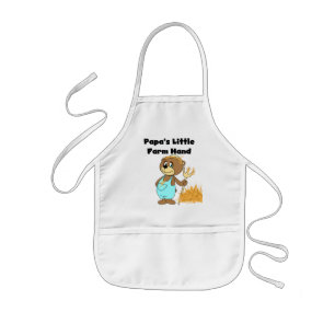 Papa's Little Farm Hand Tshirts and Gifts Kids' Apron