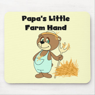Papa's Little Farm Hand Tshirts and Gifts Mouse Pad