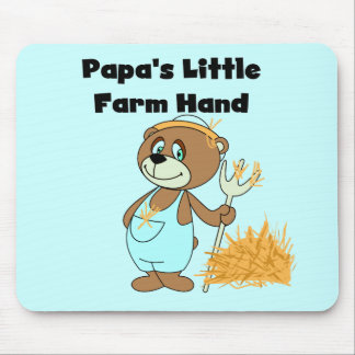 Papa's Little Farm Hand Tshirts and Gifts Mouse Pad