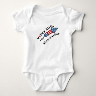Papa's Little Firecracker Baby Bodysuit