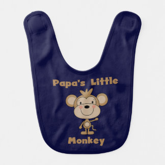Papa's Little Monkey Bib