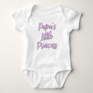 Papa's Little Princess bodysuit for baby