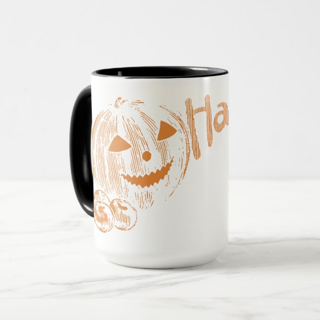 Papa's Posse of Halloween Jack o Lanterns  Mug (Front Left)