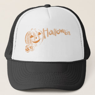 Papa's Posse of Halloween Jack o Lanterns Trucker Hat