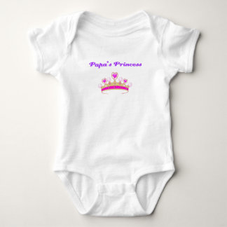 Papa's Princess Personalized Baby Bodysuit