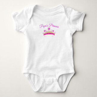 Papa's Princess Personalized Baby Bodysuit