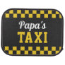 Papa's Taxi | Funny Grandfather Car Floor Mat