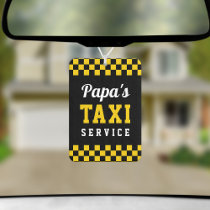 Papa's Taxi Service | Cute Grandpa Gift Air Freshener