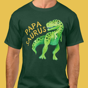 Papasaurus Dinosaur Dad of the Birthday Boy T-Shirt