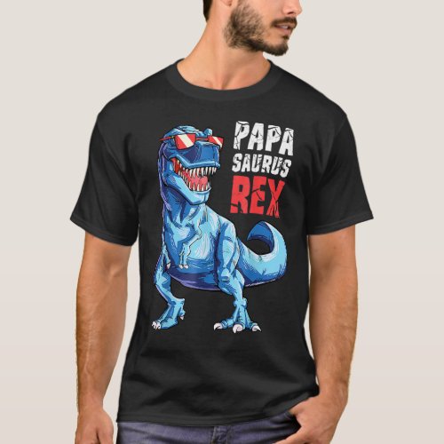 Papasaurus Tee T Rex Papa Saurus Dinosaur