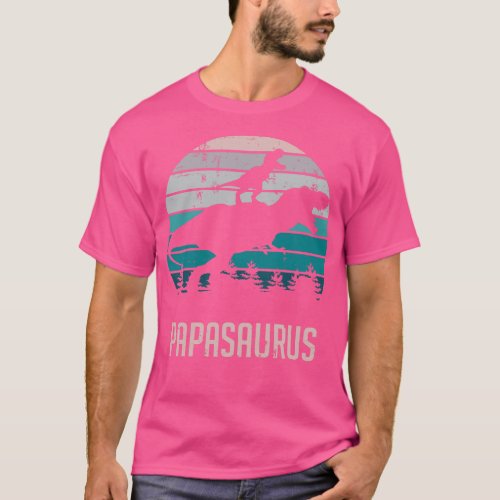 Papasaurus TRex Dinosaur T_Shirt