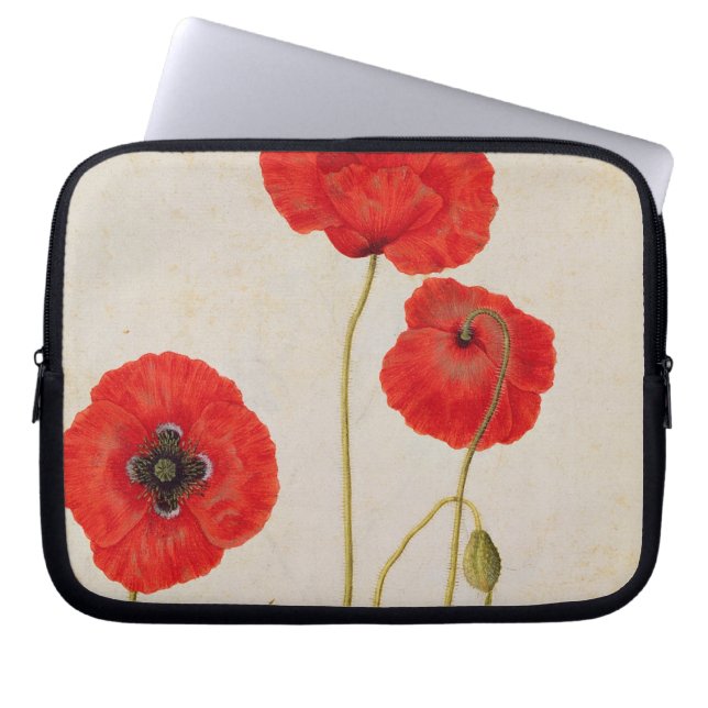 Papavar rhoeas, c.1568 laptop sleeve (Front)