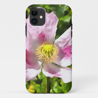 Papaver Somniferum Pink Poppy Art iPhone 11 Case