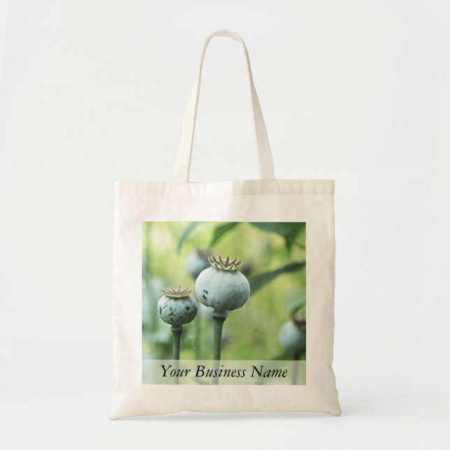 Papaver Somniferum Seed Heads Tote Bag (Front)