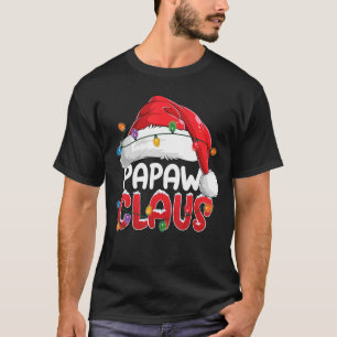 Papaw Claus Christmas Costume Family Matching Fun T-Shirt